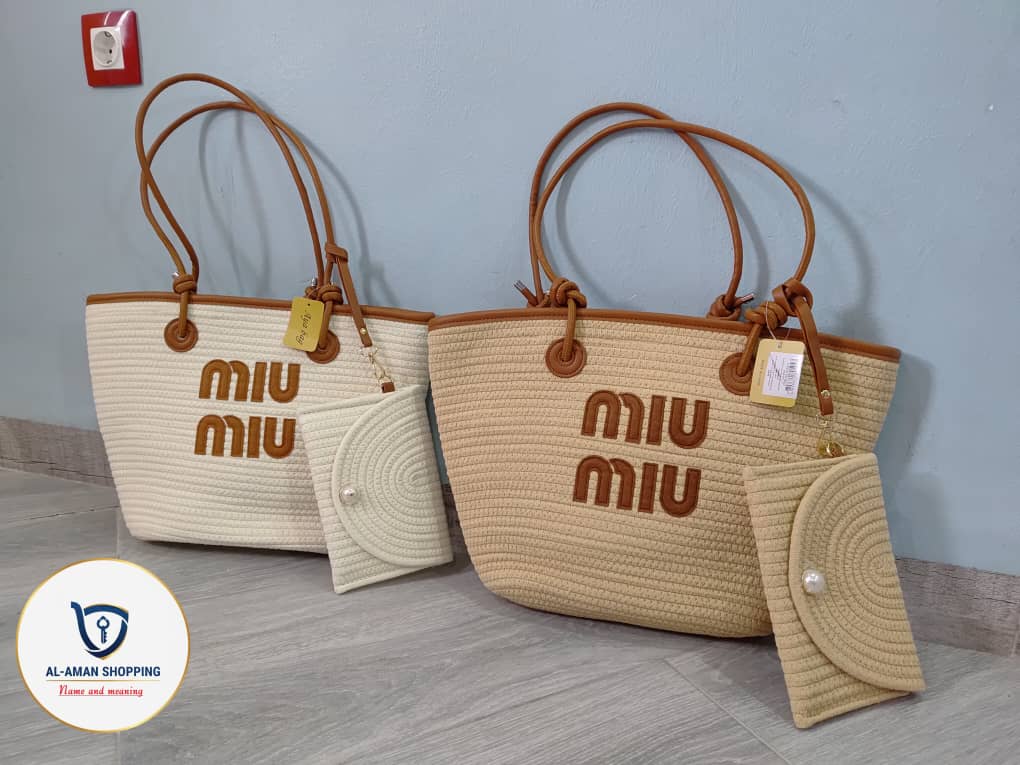 Sac de plage miu miu GM